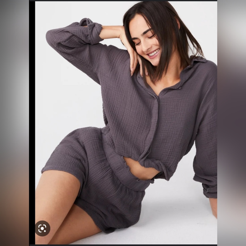 New Monrow Gauze Set Top Shorts Revolve
